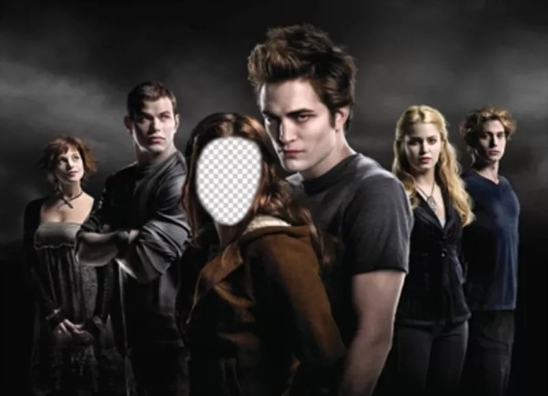 Mettez le visage que vous voulez dans le corps de Bella, le personnage principal dans Twilight ..