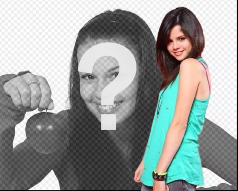 Photomontage avec Selena Gomez, télécharger votre photo et faites votre effet..