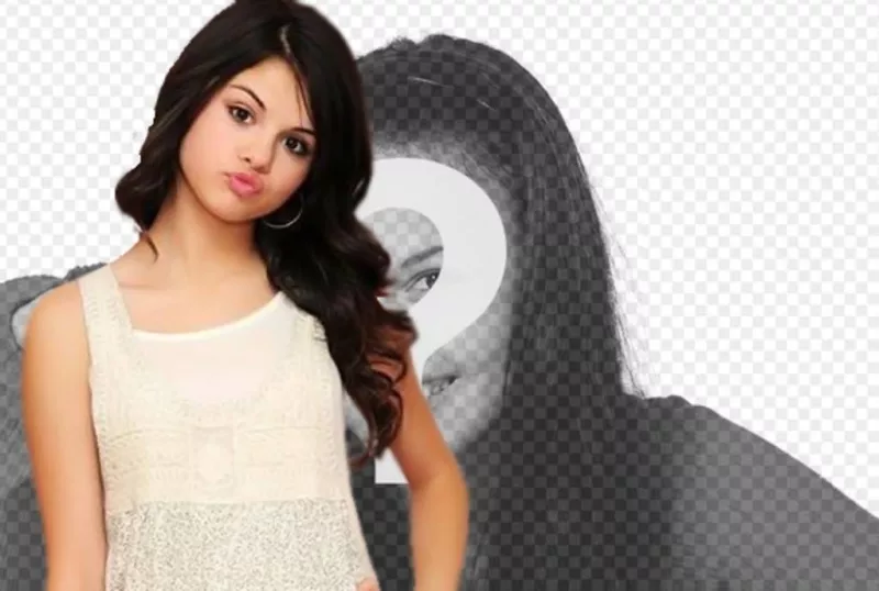 Faire un montage avec la chanteuse Selena Gomez. photomontage avec Selena, téléchargez votre photo et surprenez vos..