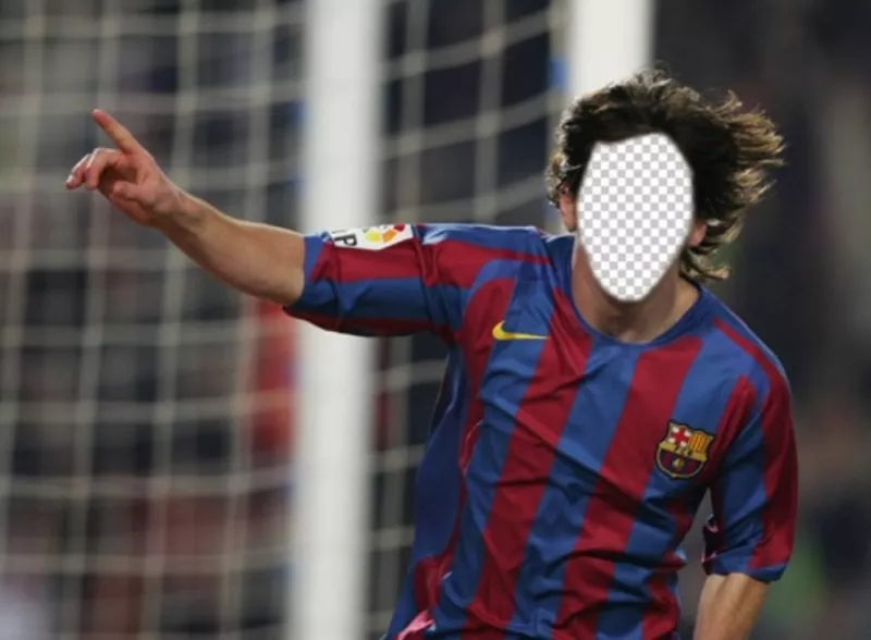 Mettez un visage sur le joueur de football Lionel Messi avec ce photomontage ..