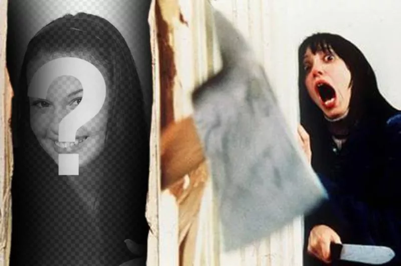 Créer un photomontage pour Hallowwen avec la scène de pálicula de Kubrick, le Shining, basé sur Stephen livre des..