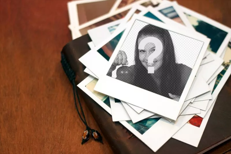 Créez utiles pour répondre à vos photos dans un cadre Polaroid, comme une montagne de photos souvenirs. ..