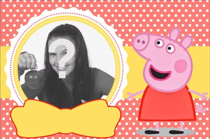 Peppa Pig collage pour todlers ..