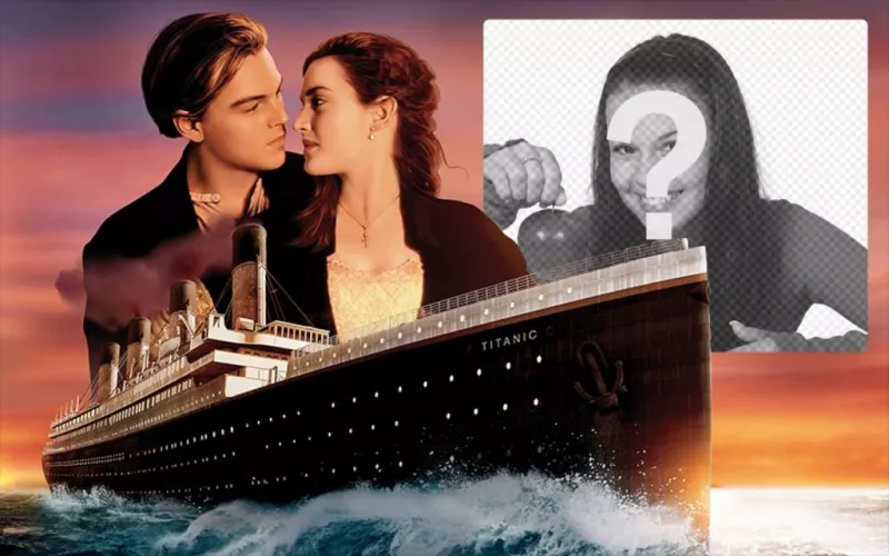 Cadre photo du film Titanic ..