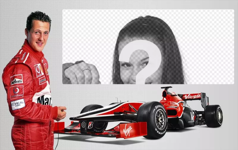 Michael Schumacher photomontage ..