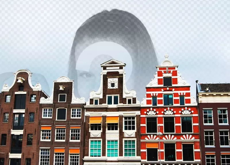 Collage spécial avec une photo dAmsterdam ..