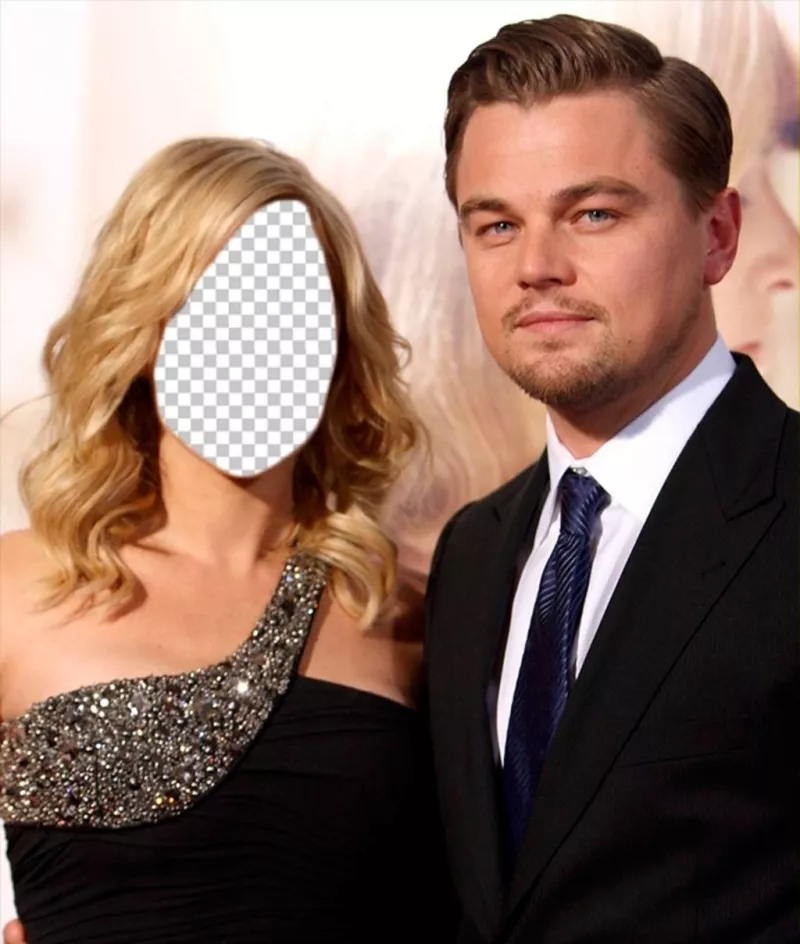 Photomontage de poser avec Leonardo DiCaprio avec votre visage ..