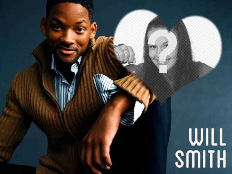Collage de Will Smith avec votre photo ..