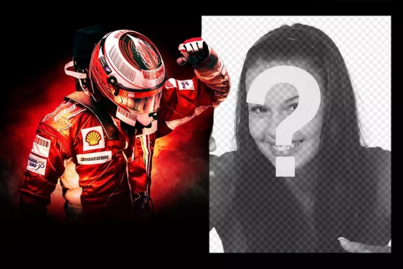 Photomontage de Kimi Räikkönen ..