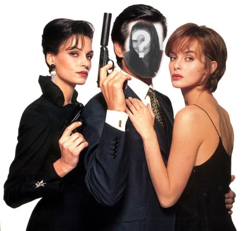 Photomontage de Pierce Brosnan dans James Bond 007. Mettez votre image dans le célèbre..
