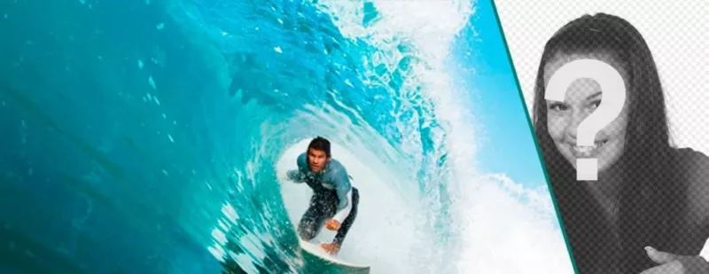 Facebook personnalisable photo de couverture avec une image dun surfeur ..