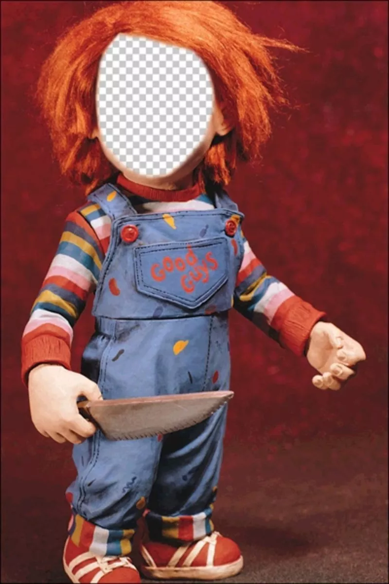 Photomontage de Chucky pour mettre votre visage ..