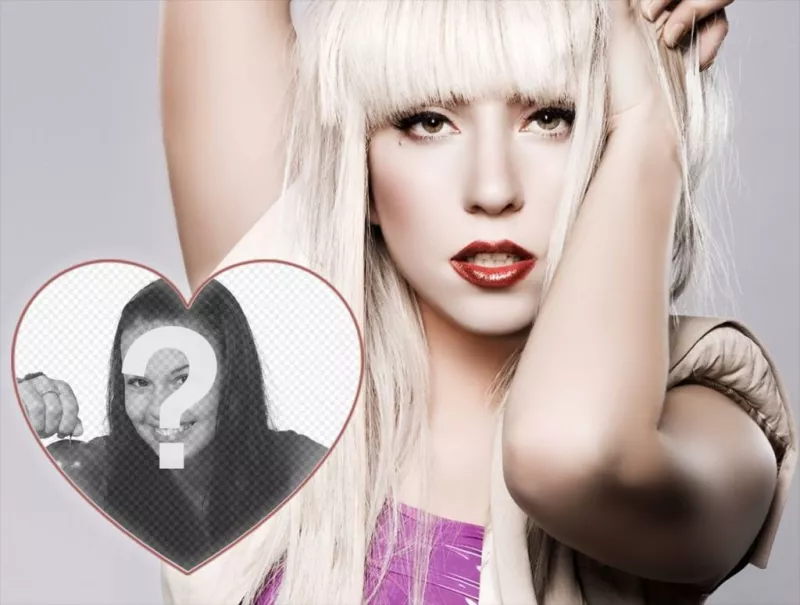 Effet photo pour les fans de Lady Gaga pour modifier ..