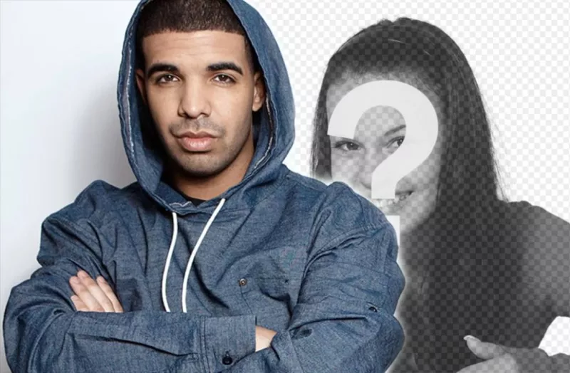 Votre photo avec Drake avec cet effet pour modifier ..