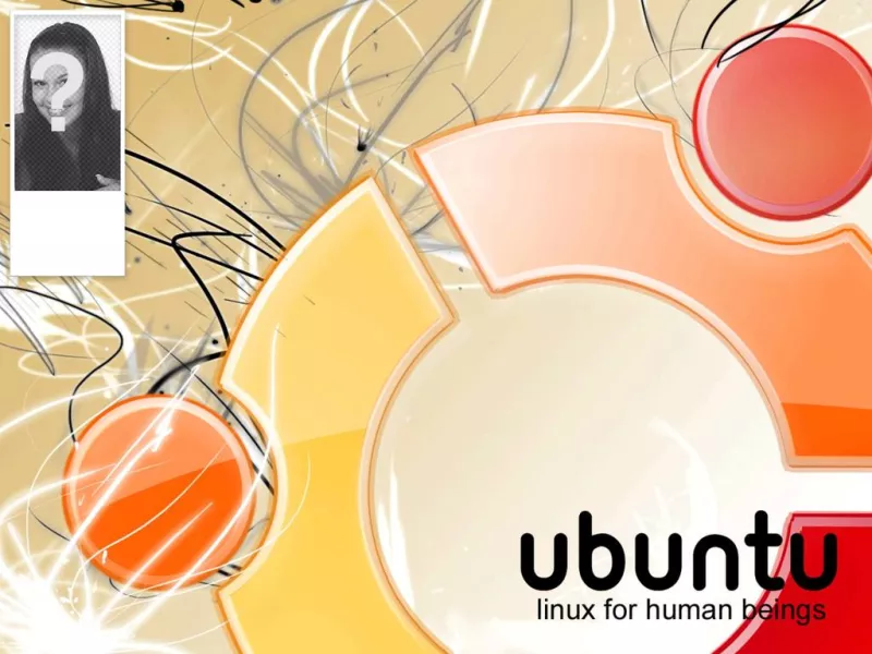 Fond Twitter pour votre compte twitter de Ubuntu Linux, pour mettre votre photo sur le..
