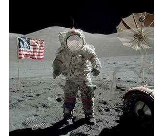 photomontage mettre votre visage dun astronaute sur lune