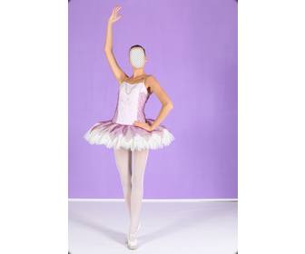 photomontage pour devenir une danseuse ballet ligne et leffet