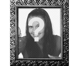 cadre photo numerique avec une veritable plaque noir texture pour decorer vos photos ligne