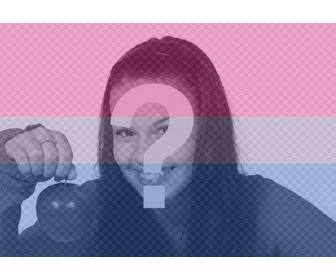 filtre drapeau bisexuel ajouter dans vos photos pour
