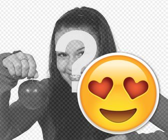 un redacteur chef mettre les emojis amoureux des cœurs