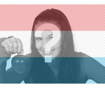 collage ou vous pouvez mettre le drapeau du luxembourg dans votre photo