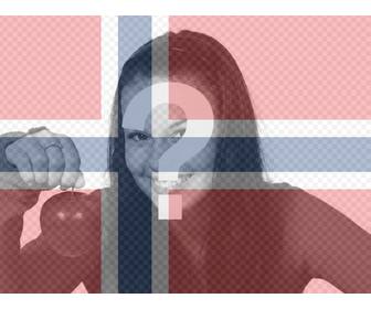 filtre norvege drapeau pour vos images gratuitement