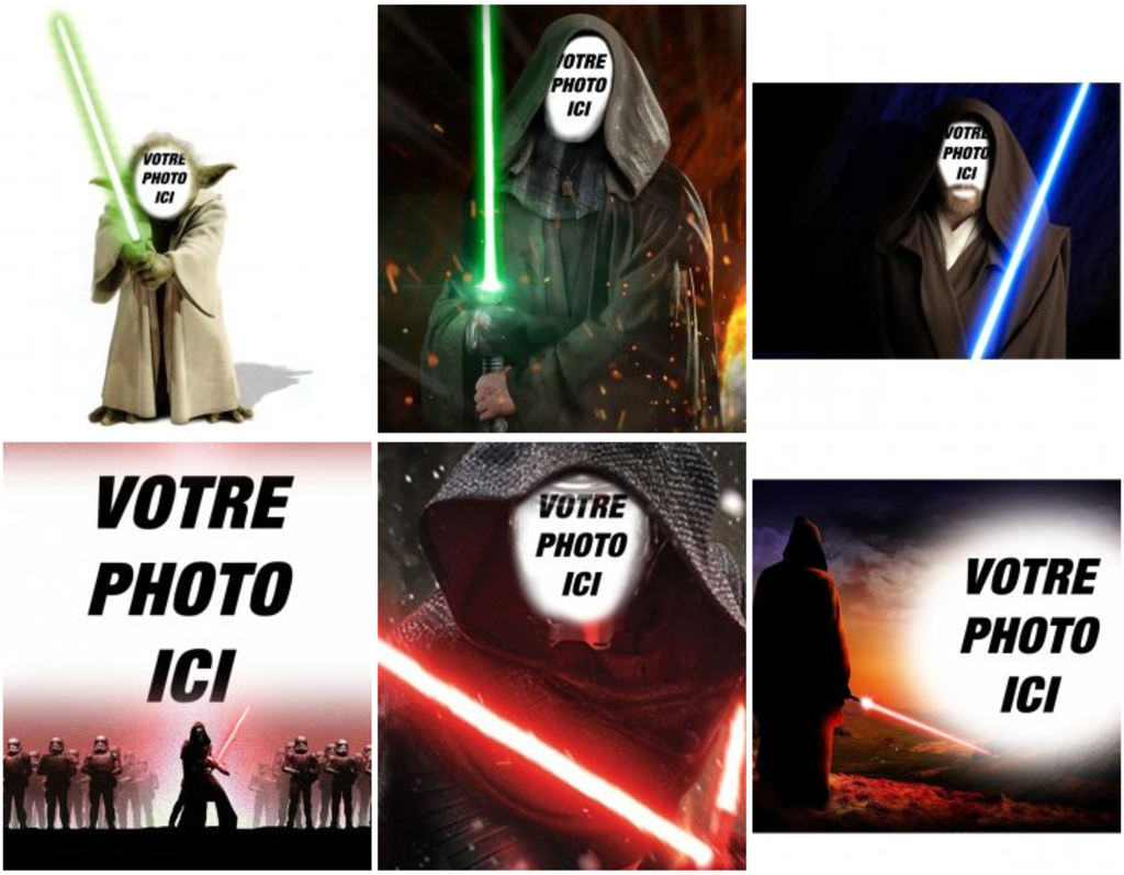 Star Wars gratuites photomontages pour vos photos