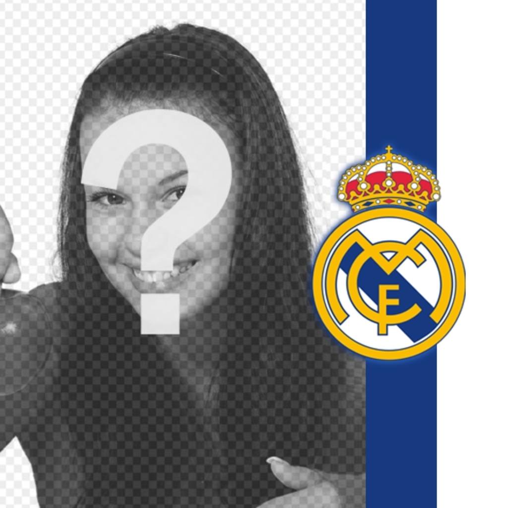 Mettez le bouclier et les couleurs du Real Madrid avec votre..