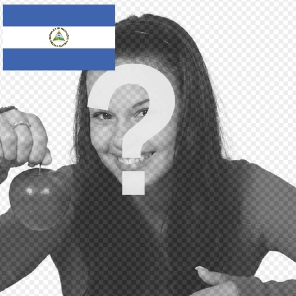 Ajouter le drapeau du Nicaragua à vos photos de Facebook et Twitter..