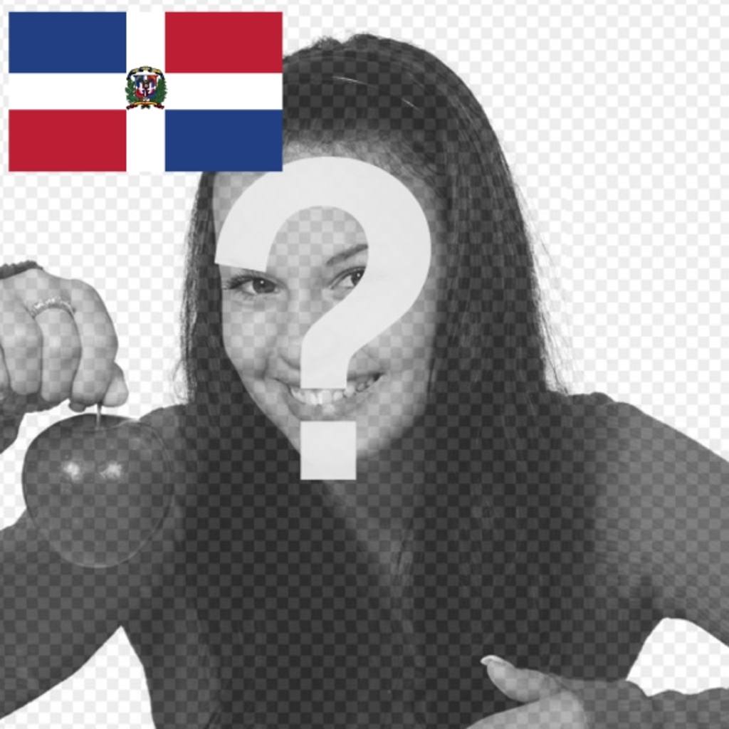 Dominican Republic flag à placer sur votre avatar Twitter ou tout autre réseau..