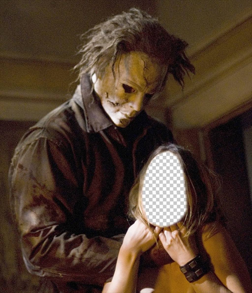 Photomontage de Michael Myers dans le film Halloween pour mettre votre ..
