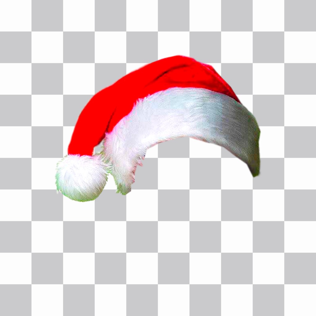 Photomontage pour mettre un chapeau de Noël sur votre photo en ligne. ..