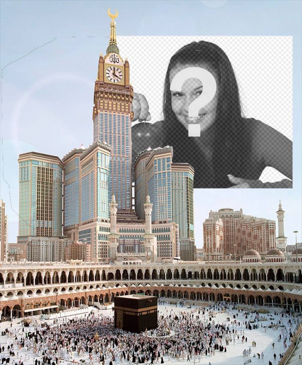 Voyage carte postale à la Mecque, la plus grande ville de lArabie Saoudite. ..
