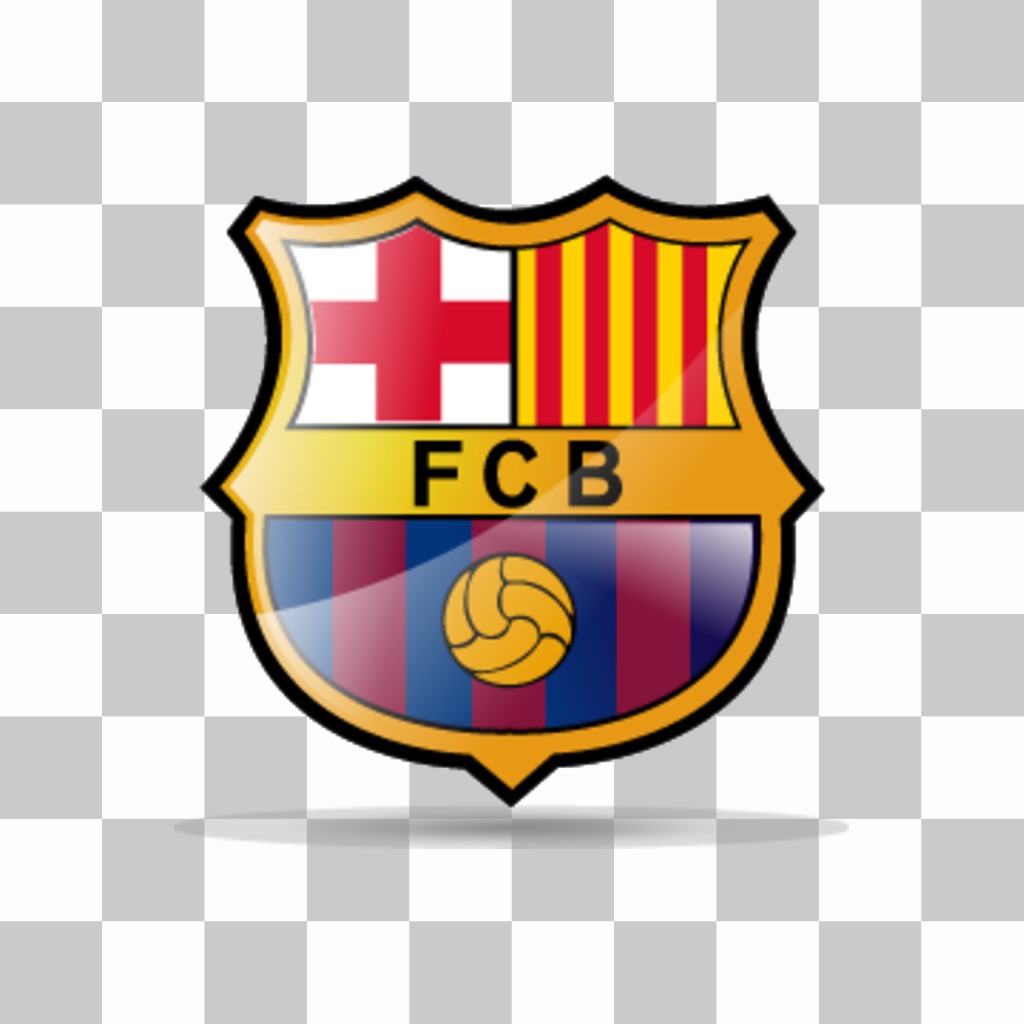 Collez le logo Barca à vos photos avec cet autocollant officiel de joint. ..