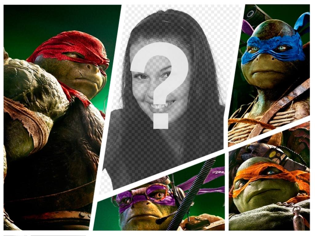 Photomontage avec les nouvelles tortues ninja ..