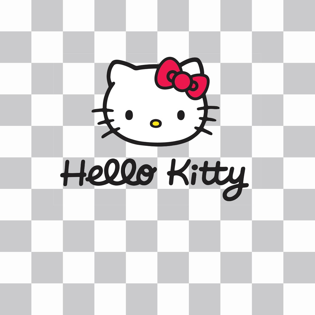 Autocollant Hello Kitty logo ..
