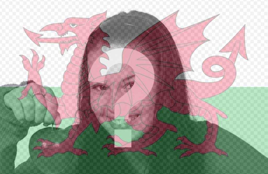 Mettez le drapeau du Pays de Galles dans vos photos comme ..