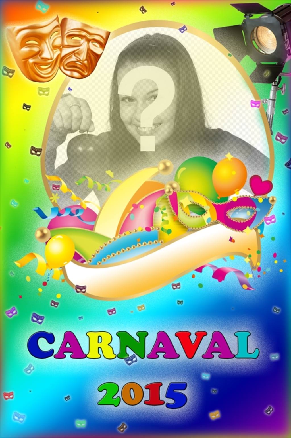 Carnaval affiche 2015 de photomontage avec votre photo ..