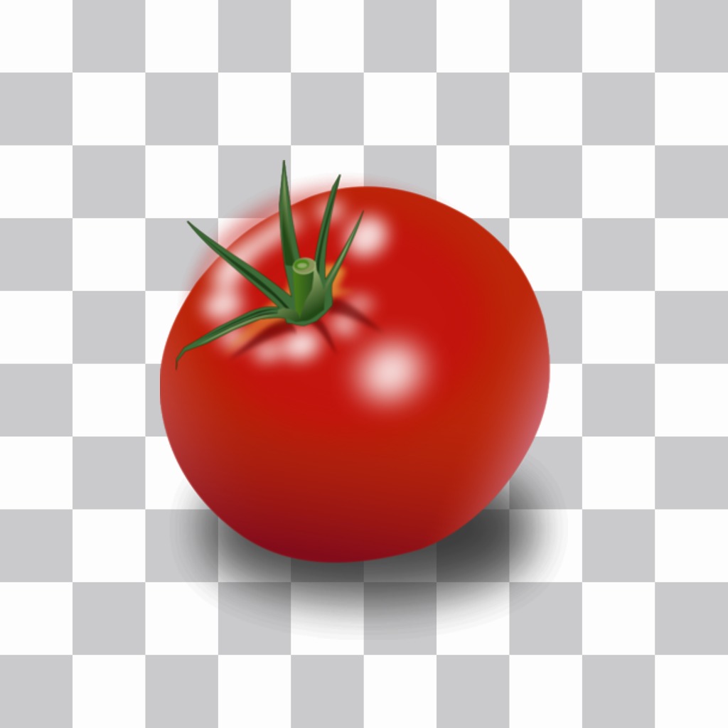 Autocollant tomate pour cacher les visages dans les photos. Photomontage ligne ..