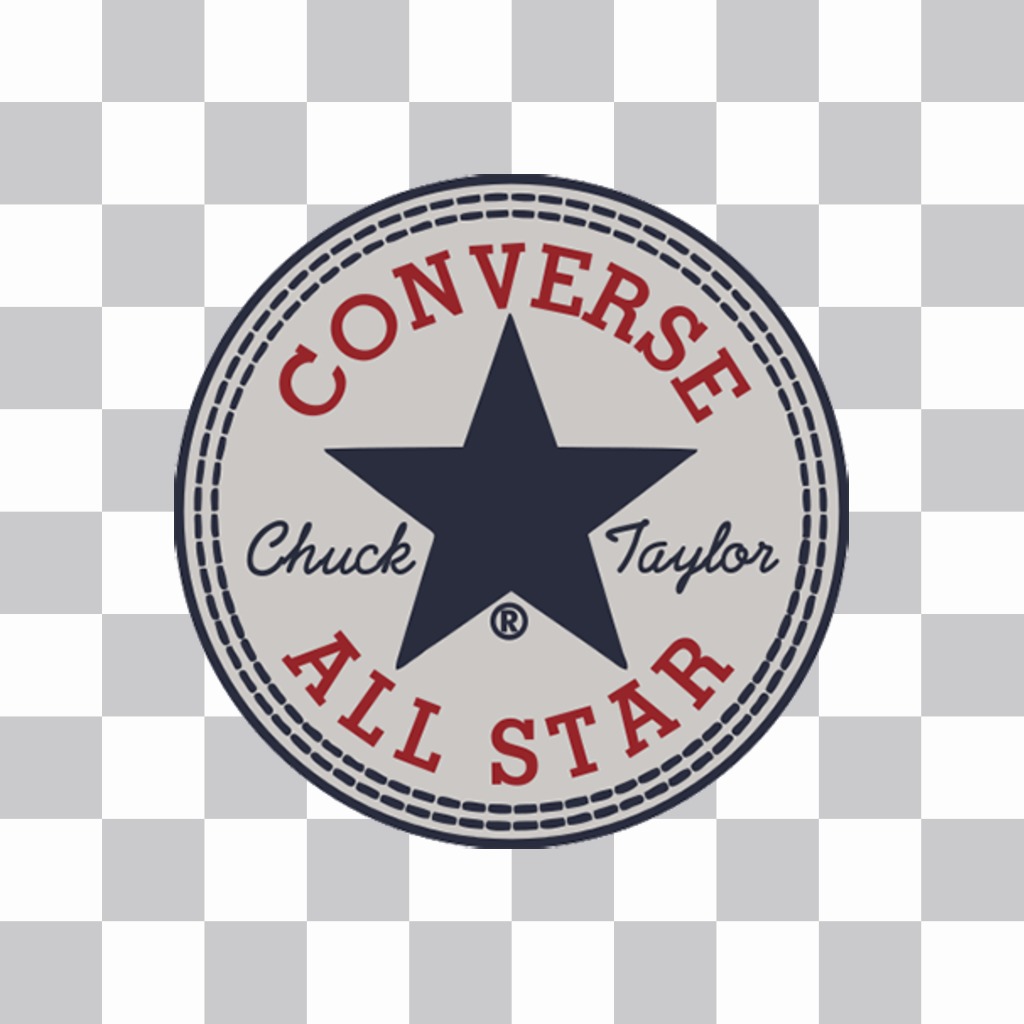 Autocollant du logo classique de la marque Converse pour votre photo. ..