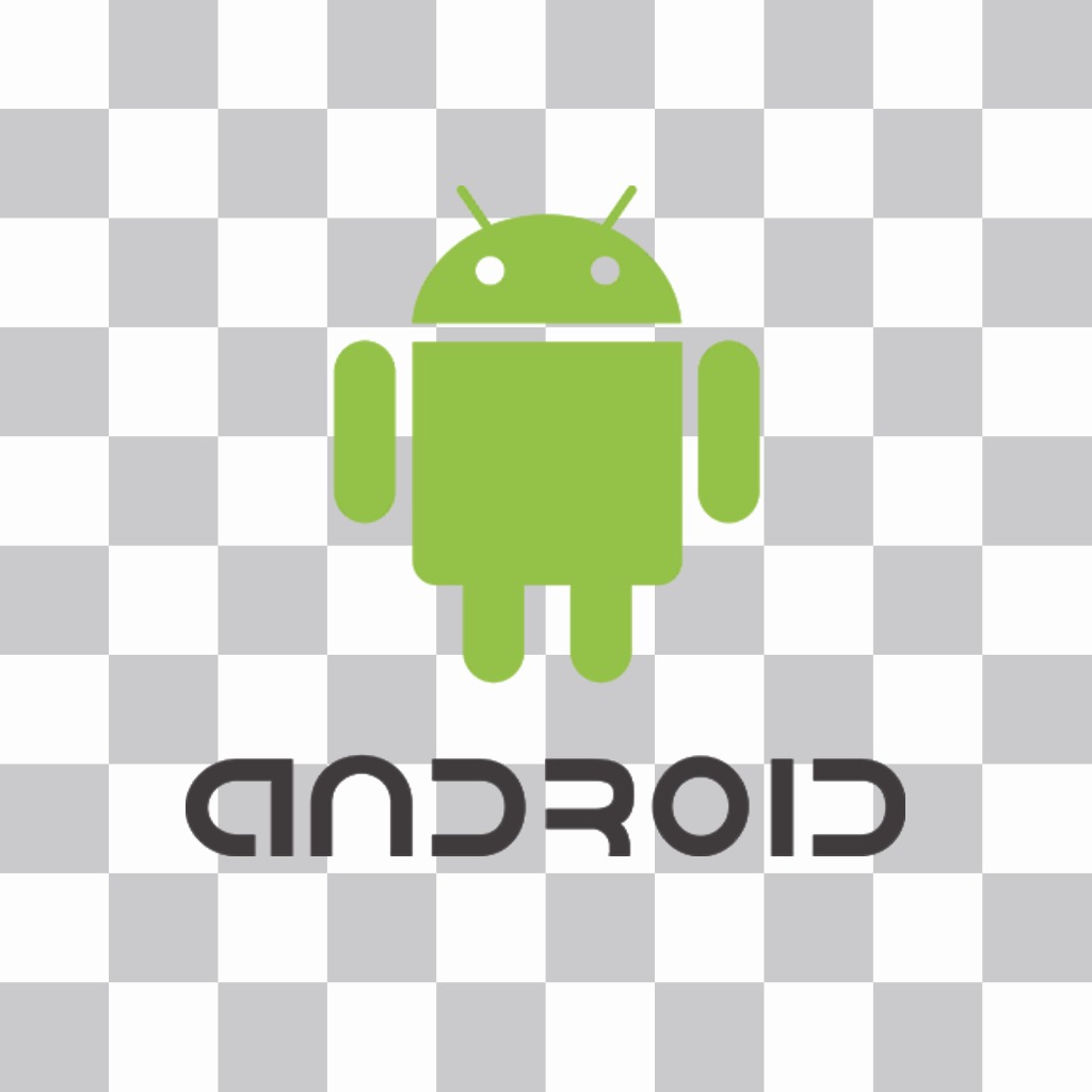 Android logo autocollant pour vos photos ..