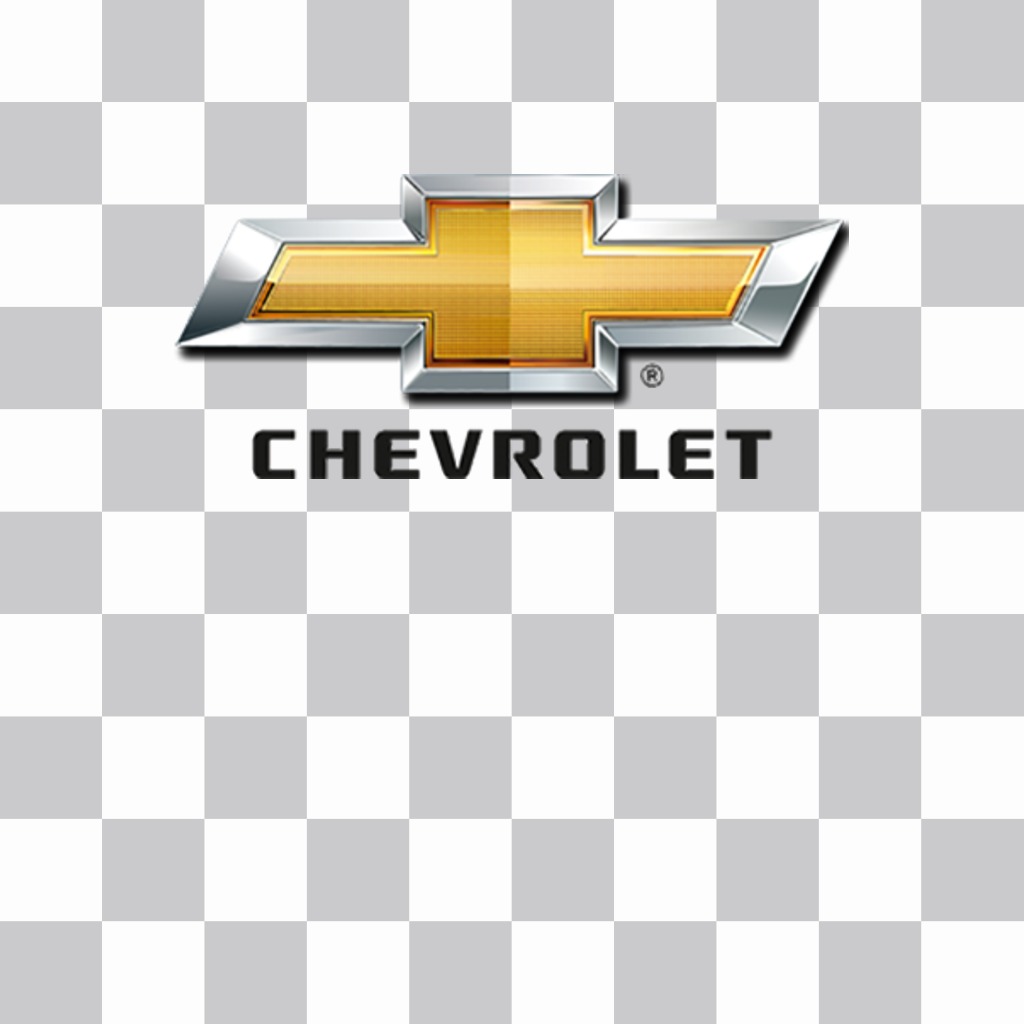 Chevrolet logo autocollant pour vos photos ..
