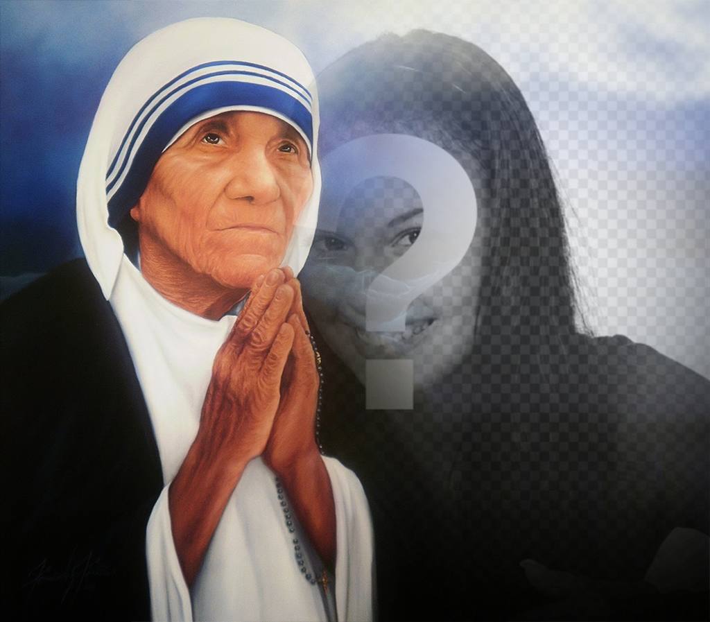 Effet photo de Mère Teresa de Calcutta pour votre photo ..