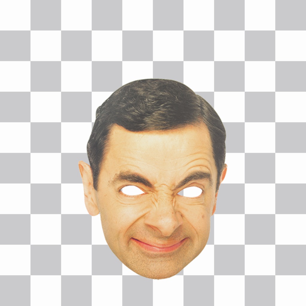Portez ce masque drôle de M. Bean visage et pour ..