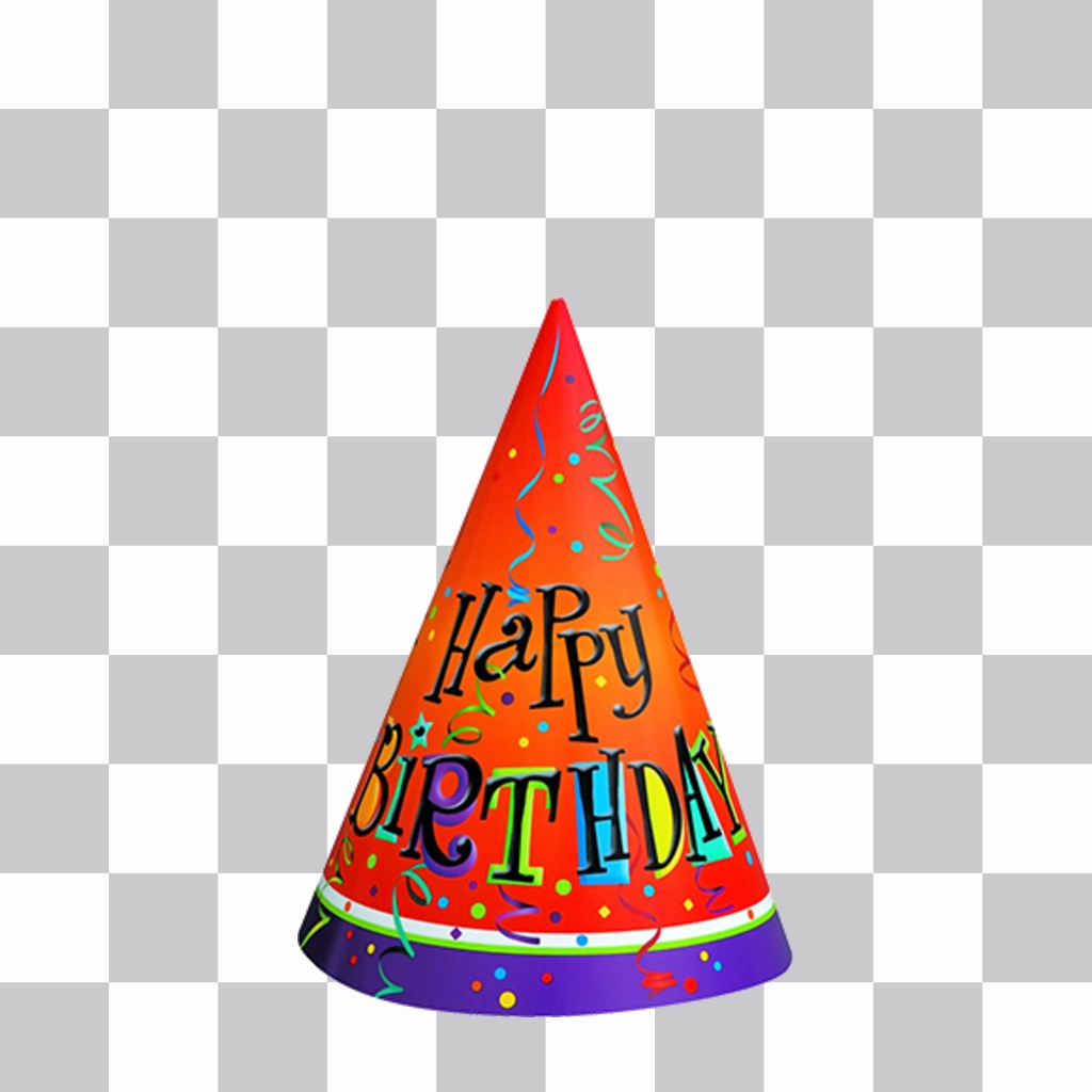 Colorful Hat Birthday Party pour décorer vos photos ..