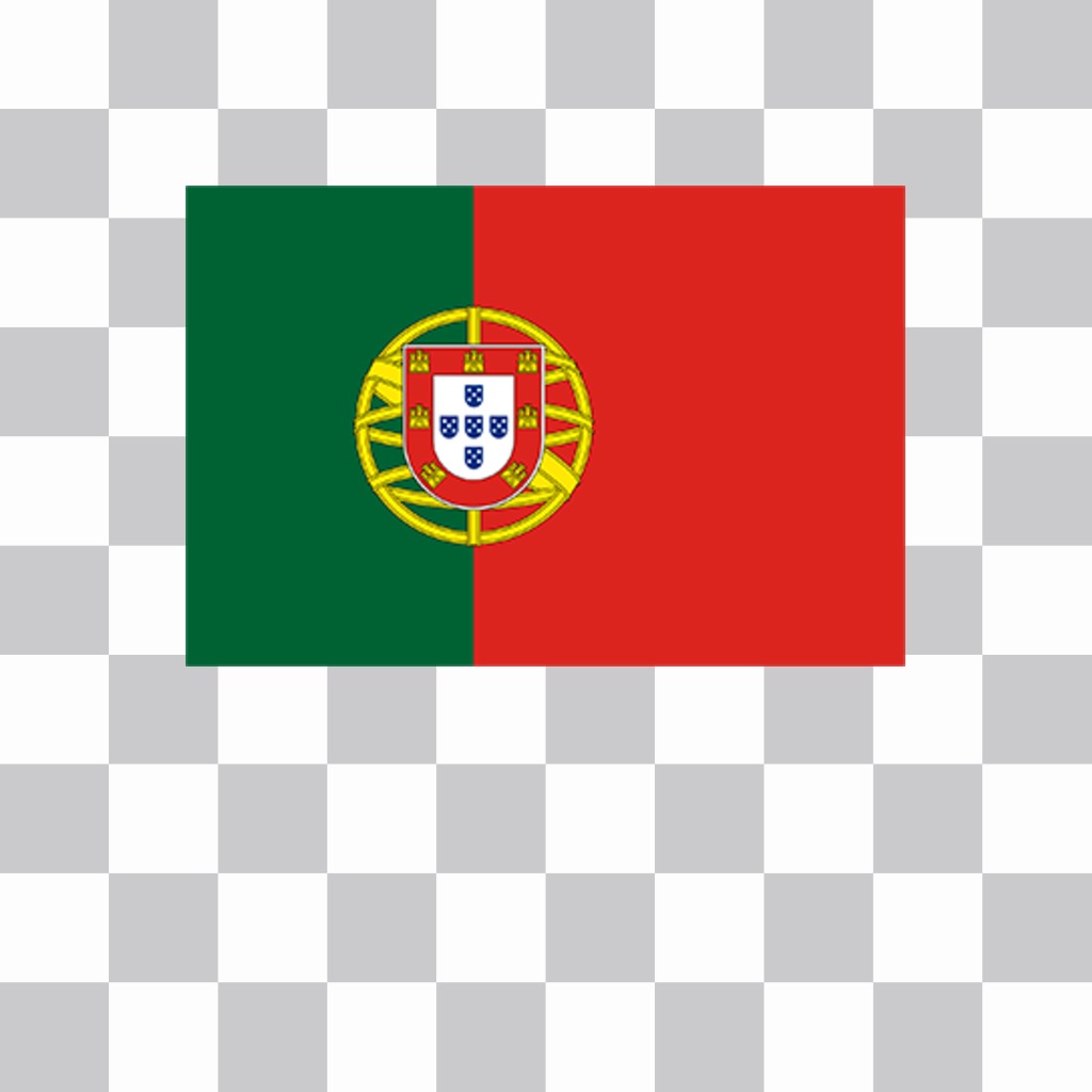 Autocollant du Portugal drapeau pour ajouter sur vos photos ..