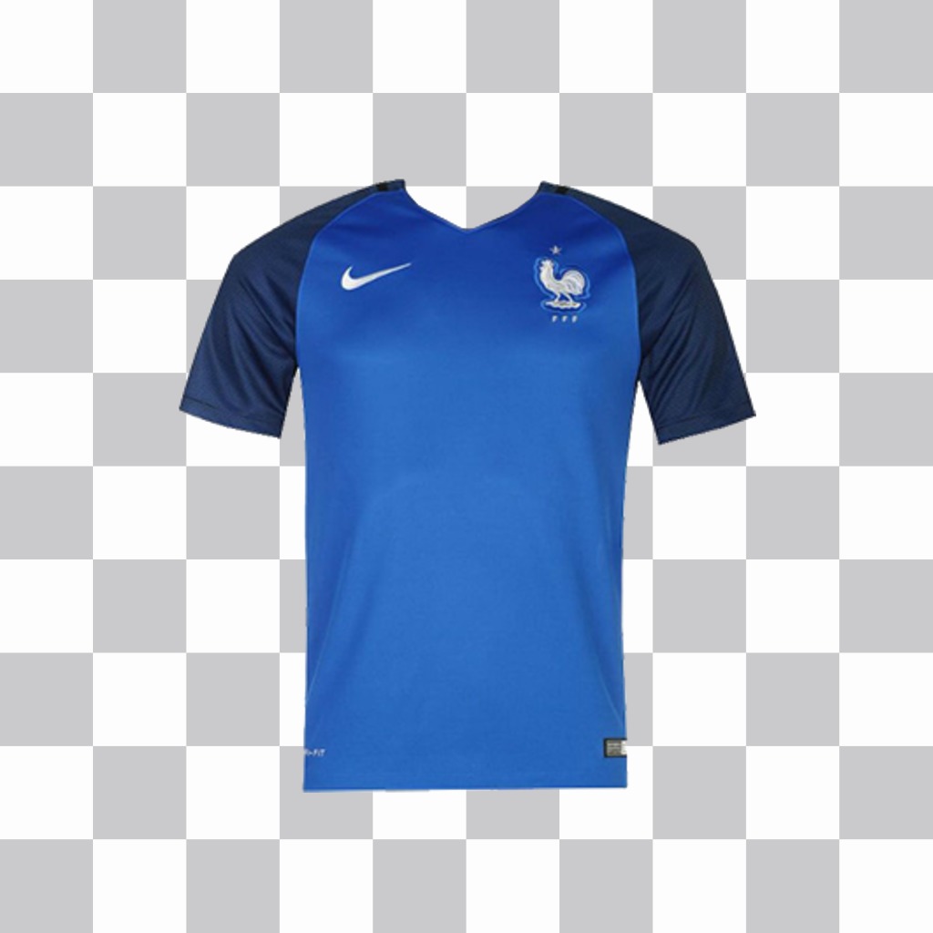 Effet pour ajouter le t-shirt équipe de France sur vos photos ..