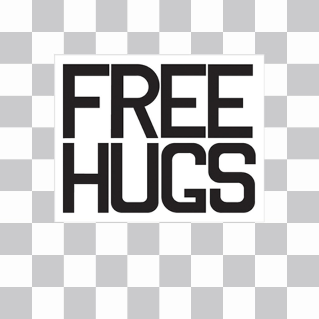 Inscrivez avec la phrase FREE HUGS pour coller et décorer vos photos gratuitement ..