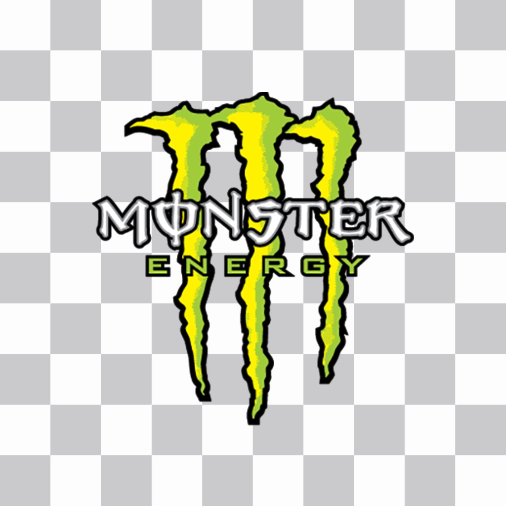 Logo de marque Monster Energy que vous pouvez coller dans vos images ..