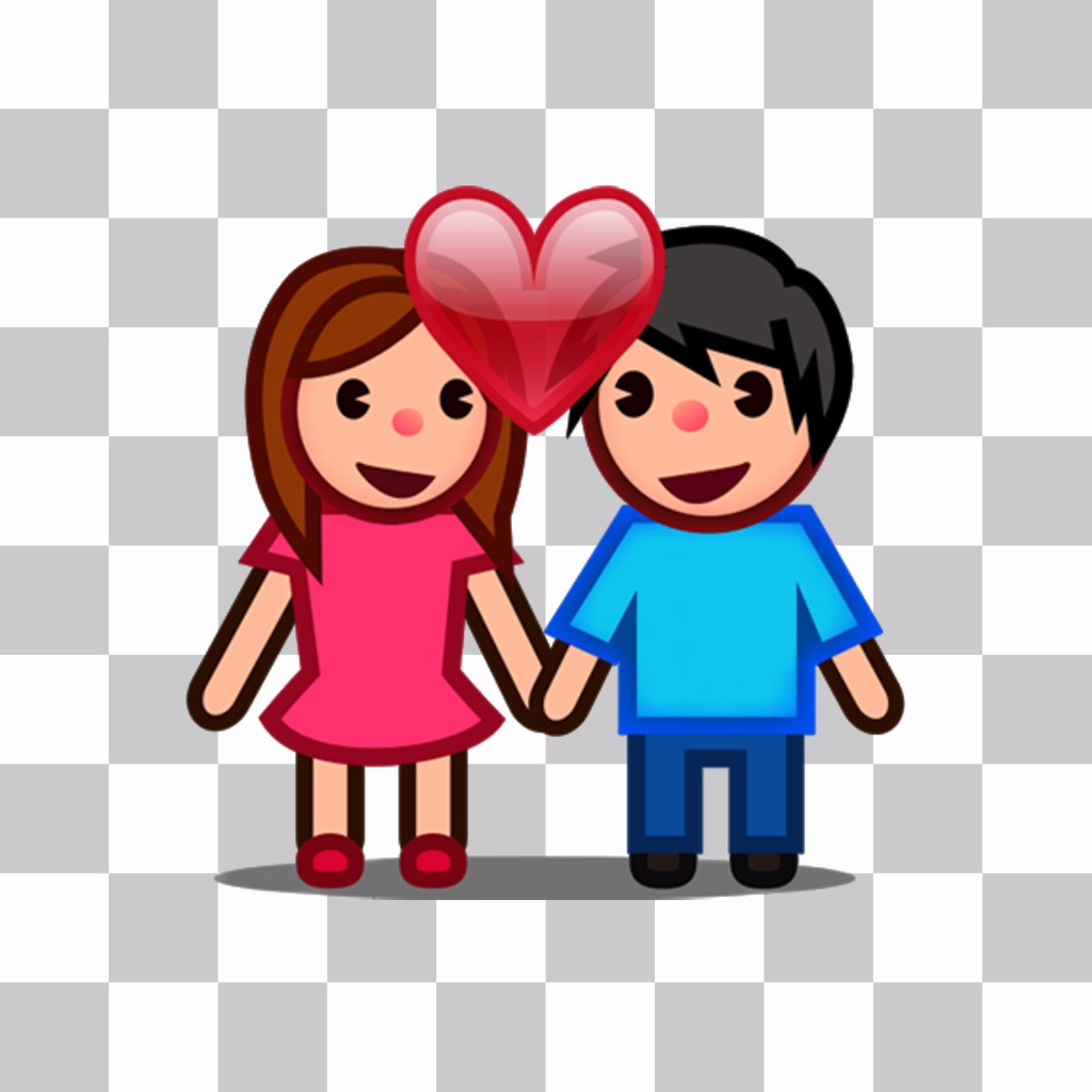 quelques Emoji et un cœur que vous pouvez ajouter à vos photos ..